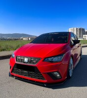 Frontlippe Frontspoiler schwarz glanz für SEAT Ibiza 5 