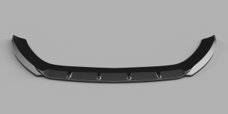 Frontlippe Frontspoiler V2 glanz für Seat Leon FR Vorfacelift ab 2012-2017 + ABE