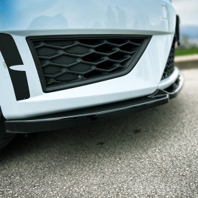 Frontlippe Frontspoiler V2 glanz für Seat Leon FR Vorfacelift ab 2012-2017 + ABE