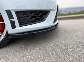 Frontlippe Frontspoiler V2 glanz für Seat Leon FR Vorfacelift ab 2012-2017 + ABE