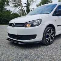 Frontlippe Frontspoiler schwarz glanz für VW Caddy 3 Fa