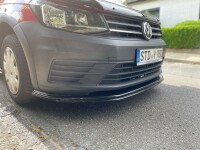 Frontlippe Frontspoiler schwarz glanz für VW Caddy 3 (S