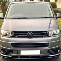 Frontlippe Frontspoiler V1 glanz für VW T5 Sportline Fa