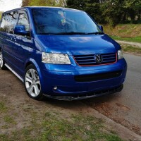 Frontlippe Frontspoiler V1 glanz für VW T5  Vorfacelift