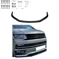 Frontlippe Frontspoiler schwarz glanz für VW T6 Frontsp
