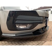 Frontlippe Frontspoiler schwarz glanz V2 für VW Transpo