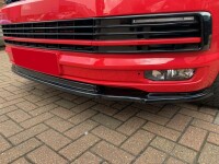Frontlippe Frontspoiler schwarz glanz für VW T6 alle Mo