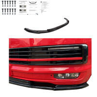 Frontlippe Frontspoiler schwarz glanz für VW T6 alle Mo