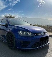 Frontlippe Frontspoiler schwarz glanz V3 für VW Golf 7 