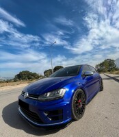 Frontlippe Frontspoiler schwarz glanz V3 für VW Golf 7 