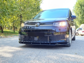 Frontlippe Frontspoiler V2 glanz für VW Caddy MK 5 ab Baujahr 2020 + ABE