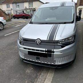 Frontlippe Frontspoiler V2 glanz für VW Caddy MK 5 ab Baujahr 2020 + ABE