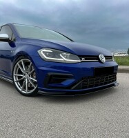 Frontlippe Frontspoiler schwarz glanz V1 für VW Golf 7 