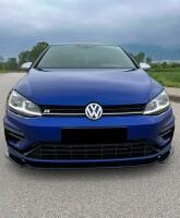 Frontlippe Frontspoiler schwarz glanz V1 für VW Golf 7 