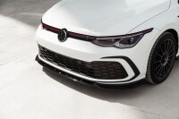 Frontlippe Frontspoiler schwarz glanz für VW Golf 8 GTI