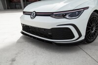 Frontlippe Frontspoiler schwarz glanz für VW Golf 8 GTI