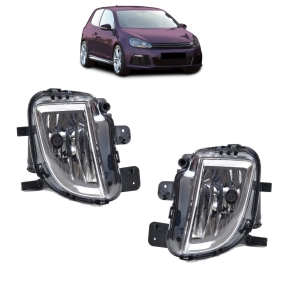 Nebelscheinwerfer SET Klarglas Chrom H8 passt für VW...
