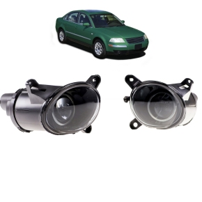 Nebelscheinwerfer SET Schwarz Smoke H3 passt für VW Passat B5.5 GP ab 2000-2005