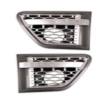 Kotflügelgitter Grill Grau Silber f gallery