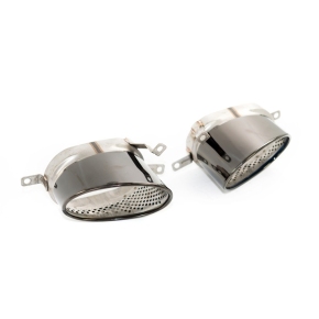 Sportdiffusor Heckdiffusor Schwarz glanz + Blenden passt für Audi A7 C7 ab 14-18