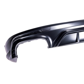Sportdiffusor Heckdiffusor Schwarz glanz + Blenden passt für Audi Q5 F7 ab 17-20
