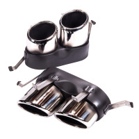 Sportdiffusor Heckdiffusor Schwarz glanz + Blenden passt f&u