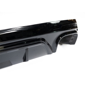 Sportdiffusor Heckdiffusor Schwarz glanz + Blenden passt für Audi Q5 F7 ab 17-20