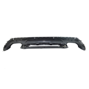 Sportdiffusor Heckdiffusor Schwarz silber + Blenden passt für Audi Q7 4M ab 2015