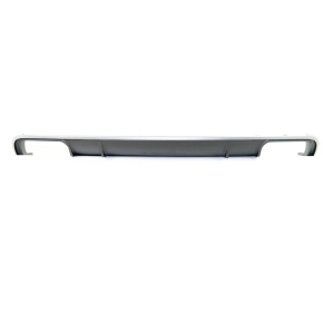 Sport- Heckdiffusor Schwarz silber + Blenden passt für Audi A4 B9 ab 2015-2019