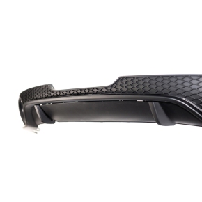 Sport- Heckdiffusor Schwarz matt + Blenden passt für Audi TT (8J) ab 2010-2014