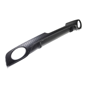 Sport- Heckdiffusor Schwarz matt + Blenden passt für Audi TT (8J) ab 2010-2014