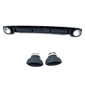Sport-Heckdiffusor schwarz-glänzend für Audi Q7 (4M) Sport-RSQ7-Stil 15-18