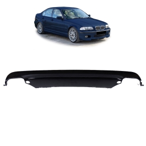 Sport- Heckdiffusor Schwarz matt passt für BMW 3er E46 ab 1997-2005