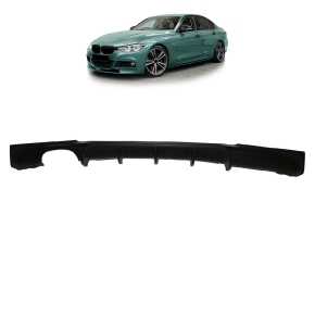 Sport- Heckdiffusor Schwarz matt passt für BMW 3er F30 ab 2011-2019
