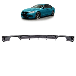 Sport- Heckdiffusor Carbon 4-Rohr passt für BMW 3er...