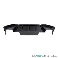 Sport-Performance Heckdiffusor Heckansatz Schwarz für B