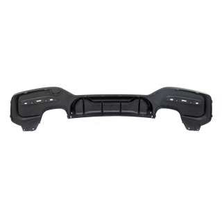 Sport- Heckdiffusor Schwarz matt 4-Rohr passt für BMW 1er F20 F21 ab 2015-2019