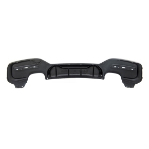 Sport- Heckdiffusor Schwarz matt 4-Rohr passt für BMW 1er F20 F21 ab 2015-2019