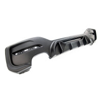 Sport- Heckdiffusor Schwarz matt 4-Rohr passt für BMW 1