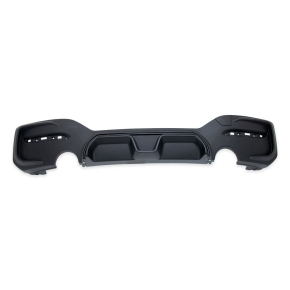 Sport- Heckdiffusor Schwarz matt Duplex passt für BMW 1er F20 F21 ab 2015-2019
