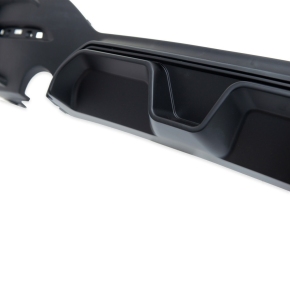 Sport- Heckdiffusor Schwarz matt Duplex passt für BMW 1er F20 F21 ab 2015-2019