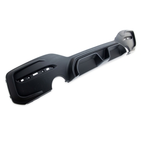 Sport- Heckdiffusor Schwarz matt Duplex passt für BMW 1er F20 F21 ab 2015-2019