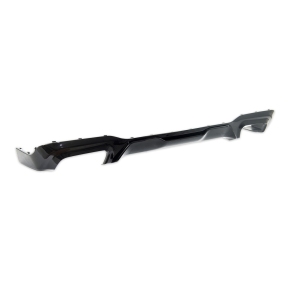 Sport- Heckdiffusor Schwarz glänzend Duplex passt für BMW 2er F44 ab 2020-2024