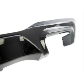 Sport- Heckdiffusor Schwarz glänzend Duplex passt für BMW 2er F44 ab 2020-2024
