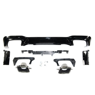 Sport- Heckdiffusor Carbon + Blenden passt für BMW 2er F44 ab 2020-2024