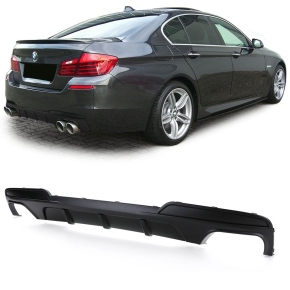 Sportdiffusor Heckdiffusor Schwarz matt passt für BMW 5er F10 ab 2010-2017