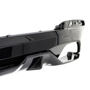 Sportdiffusor Heckdiffusor Schwarz glanz passt für BMW 5er G30 G31 ab 2017-2024