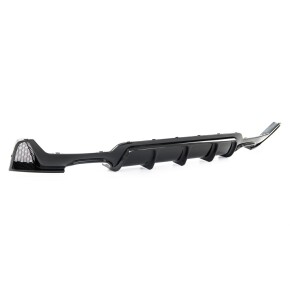  Sportdiffusor Heckdiffusor Schwarz glanz 4-Rohr passt für BMW 4er F32 ab 13-21