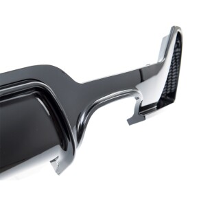  Sportdiffusor Heckdiffusor Schwarz glanz 4-Rohr passt für BMW 4er F32 ab 13-21