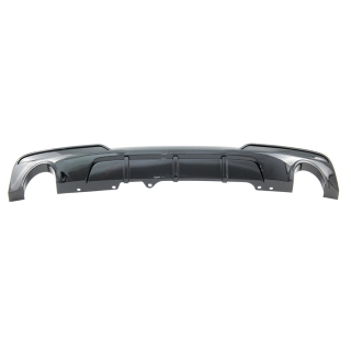 Sportdiffusor Heckdiffusor Schwarz glanz Duplex passt für BMW 5er F10 ab 10-17